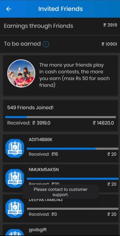 Real 11 referral code