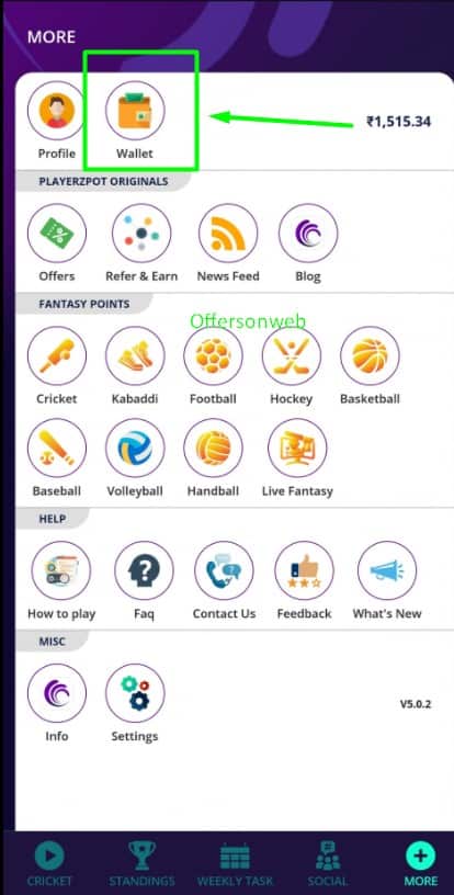 Playerzpot Withdrawal