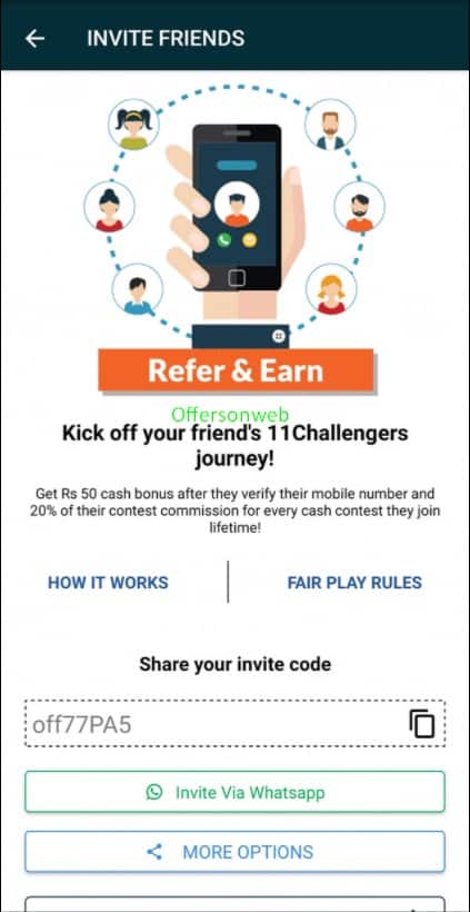 11 Challengers referral code