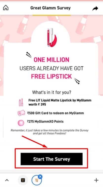 Myglamm free lipstick