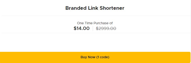 Branded Link Shortener lifetime deal