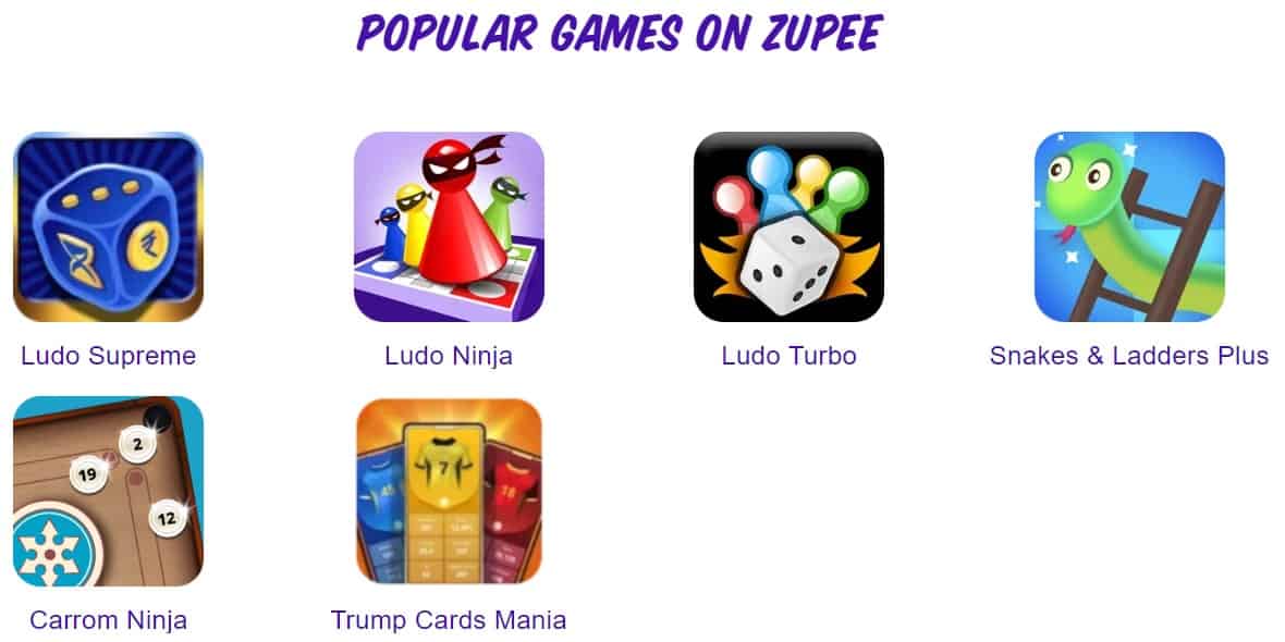 Online multiplayer games on Zupee - Free to Download