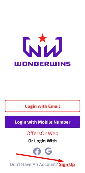 WonderWins App