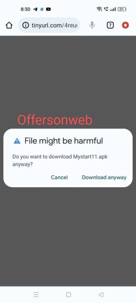download mystart11 app